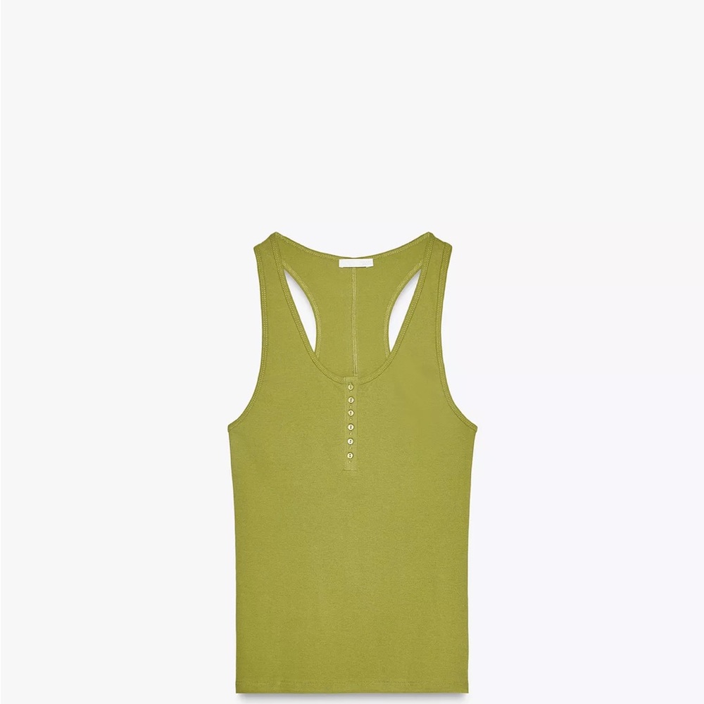 NWT Zara Olive Green Women's Tank Top